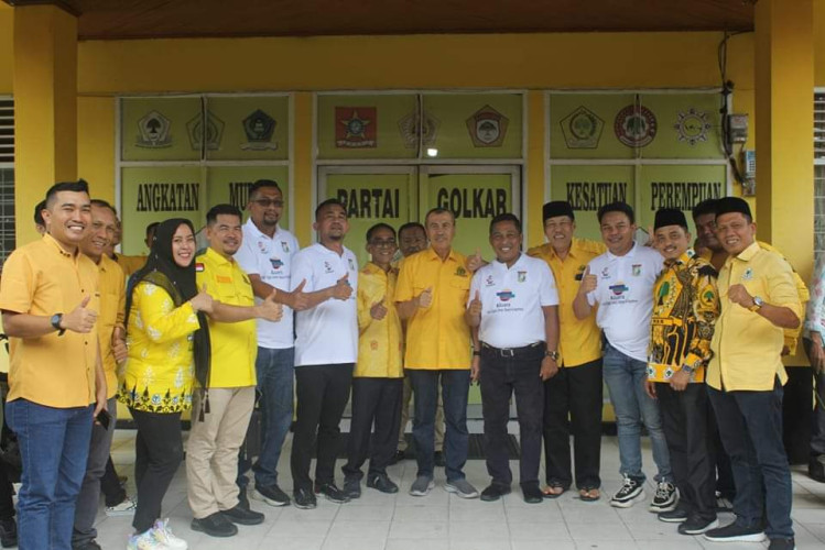 Konsolidasi ke Kampar, Ketua DPD Golkar Riau Apresiasi Capaian Golkar Kampar Saat Pileg