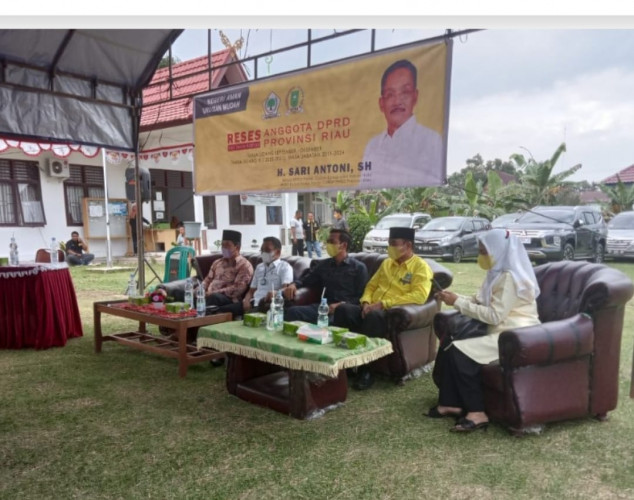 Reses Anggota DPRD Provinsi Riau, Sari Antoni Serap Aspirasi Masyarakat