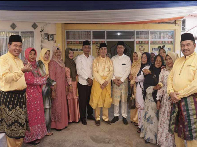 Halal Bihalal, DPD Golkar Meranti Undang Ketua DPD Golkar Provinsi Riau